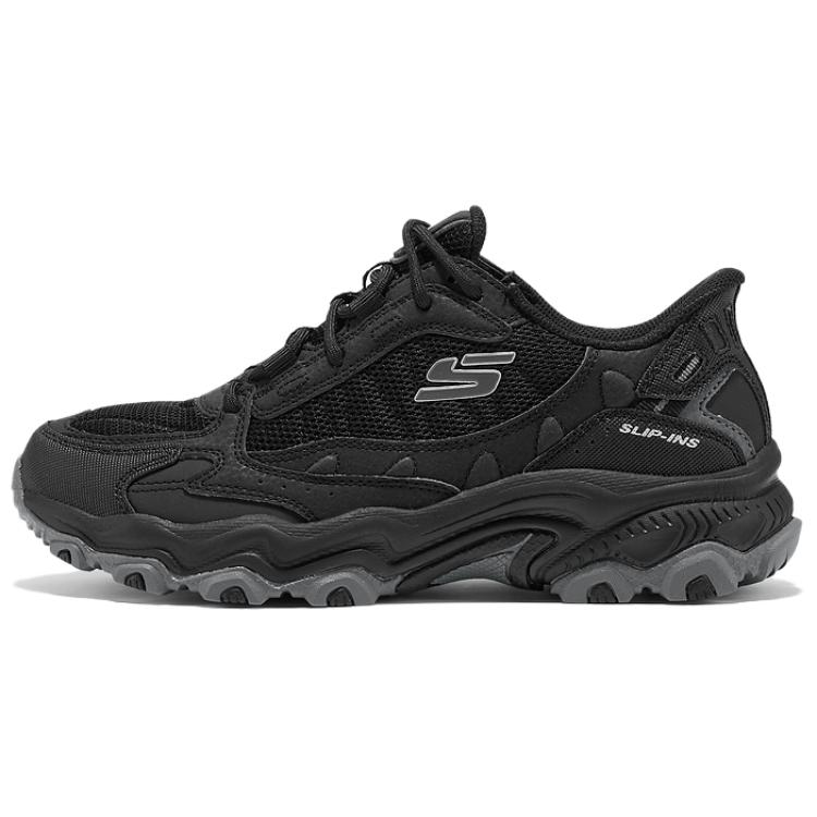 Skechers OUTDOOR WOMENS Cushioning Abrasion Resistant Breathable Slip Resistant Low Top Hiking Shoes Women's Black