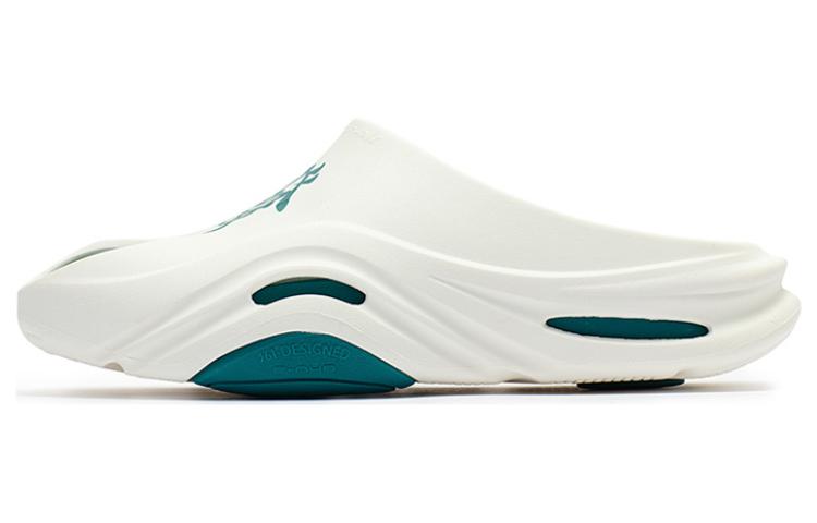 361° N40 Quiet Slide Slippers Unisex White Green