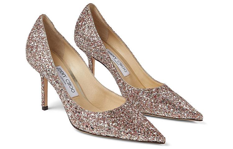 Jimmy Choo Love 85mm Glitter-detail Pumps