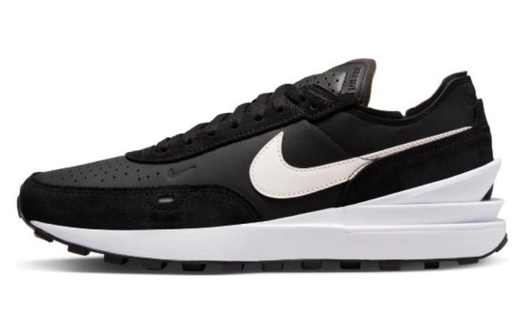 Nike Waffle One Leather Black White