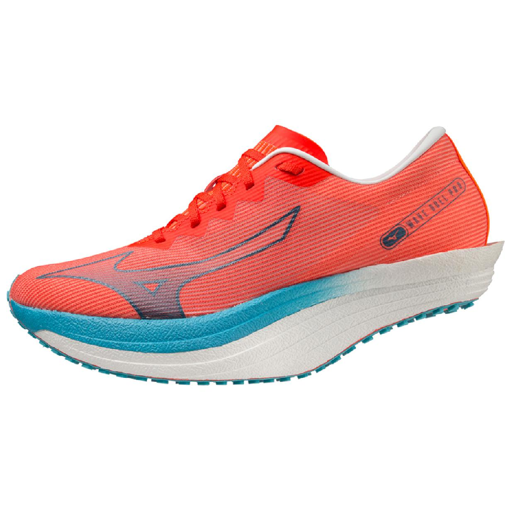 Mizuno Wave Duel Pro Abrasion Resistant Breathable Low Top Casual Running Shoes Men's Red Blue