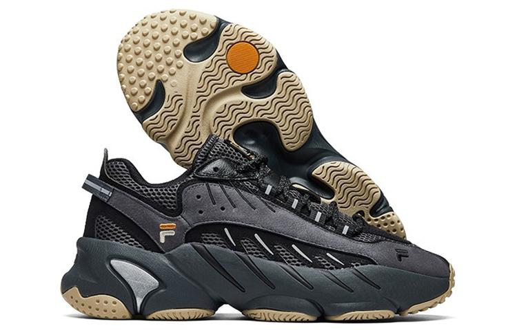 FILA FUSION Ade Casual Shoes Men Low-Top Dark Gray/Black