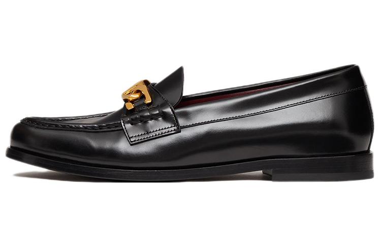 Valentino VLogo Plaque Slip On Loafers