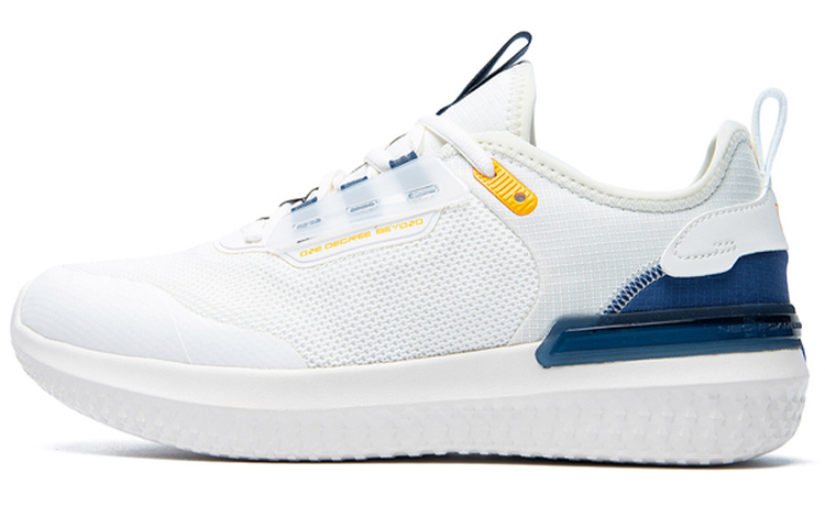361° Cushioning Lightweight Slip-Resistant Low-Top Sports Casual Shoes Men's White Blue