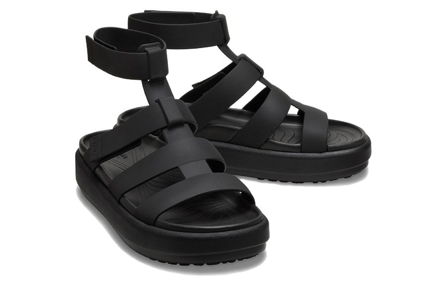 Crocs Brooklyn Luxe Gladiator Sandals 'Black' Women's купить в интернет-магазине Yoocart с быстрой доставкой по России.