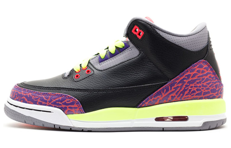 Jordan Air JORDAN 3 Винтажные баскетбольные кроссовки MID Top Женские