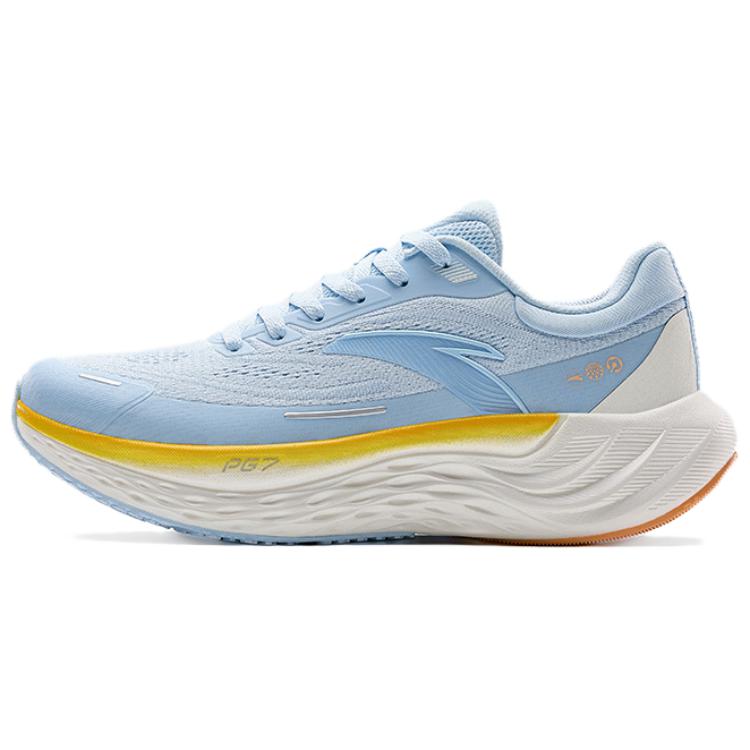 Anta Travel Step Cushioning, Wear Resistant Low Top Casual Running Shoes Women's Blue White