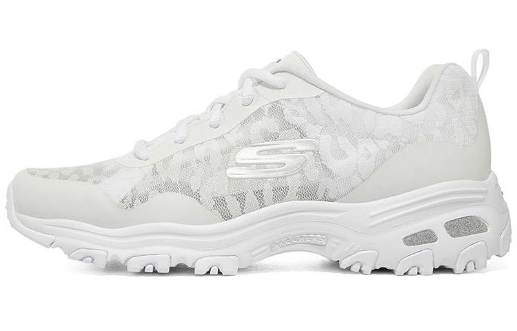 Skechers D Lites 1.0 Low Top Sneakers 'Cream White' Women's