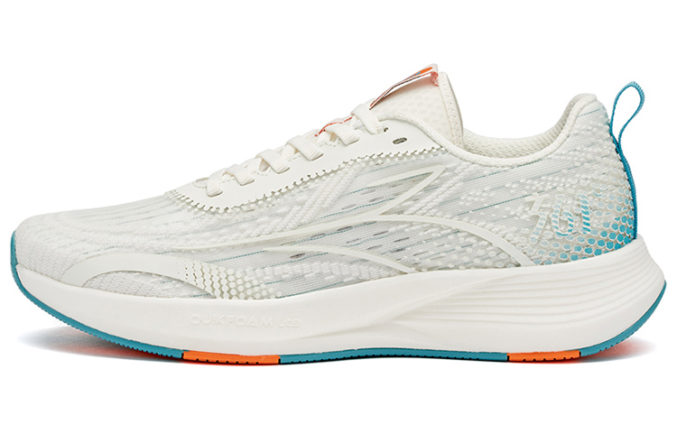 361° Feather Abrasion Resistant Low Top Running Shoes Men's White Green купить в интернет-магазине Yoocart с быстрой доставкой по России.