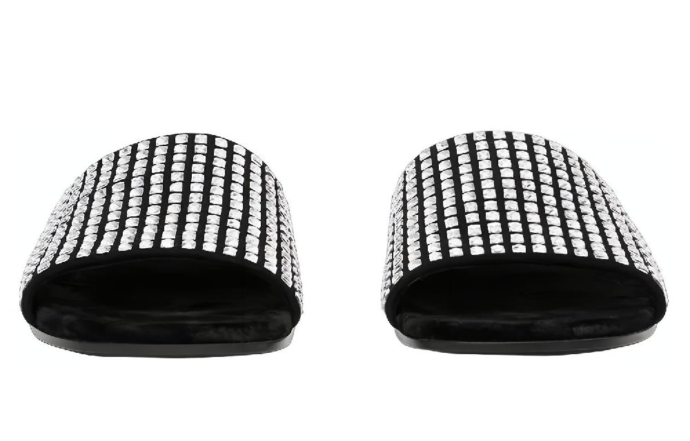 Burberry Slip Resistant Slide Slippers Women's Black