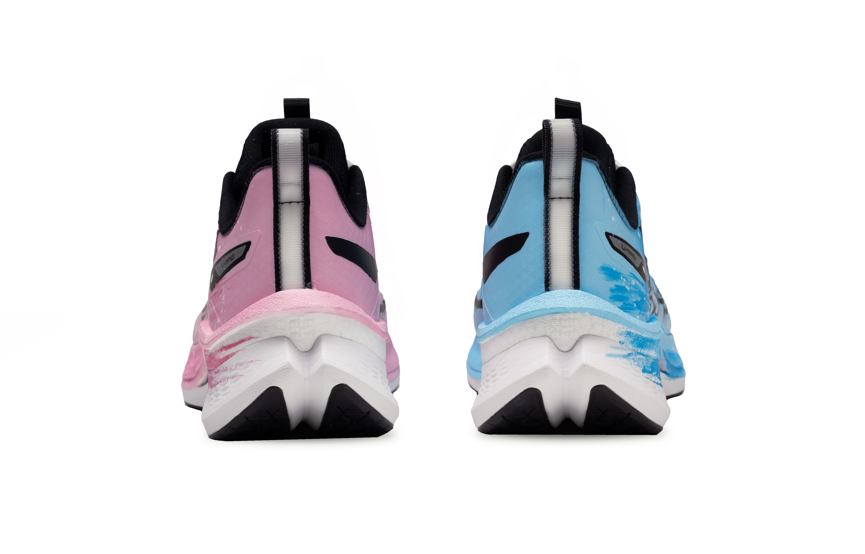 LINING Red Hare 7 Pro Running Shoes Men's Low top Pink Blue купить в интернет-магазине Yoocart с быстрой доставкой по России.