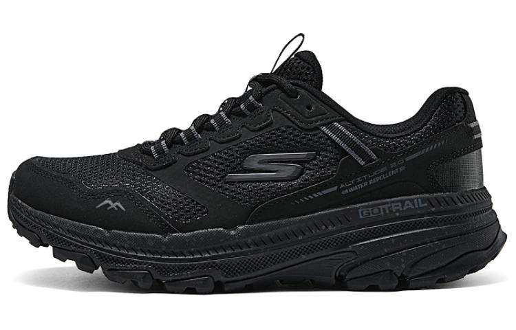 Skechers Durable Breathable Low-Top Casual Running Shoes Women's Black