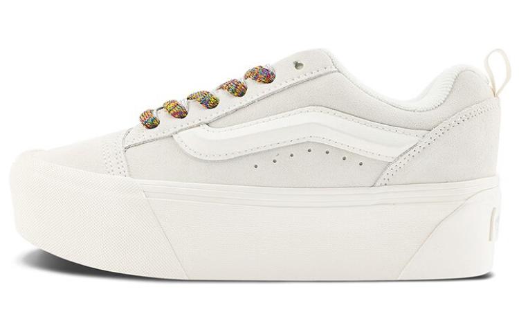 Vans Knu Stack White Multi-Color Laces Women's