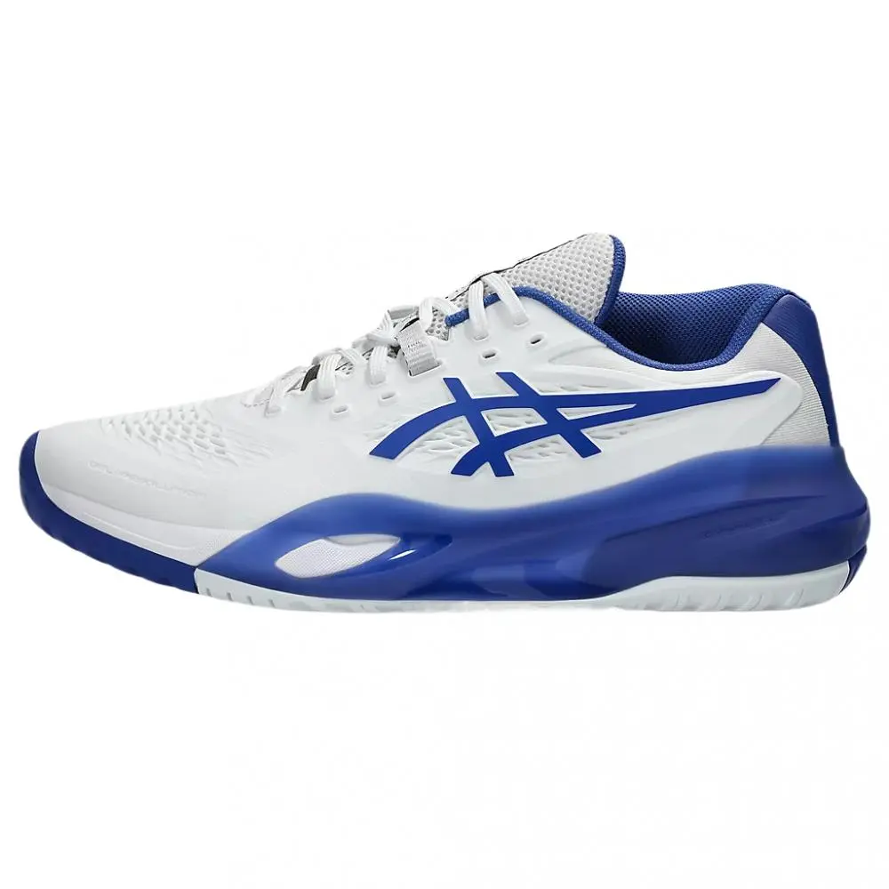 Asics GEL RESOLUTION X Low Top Tennis Shoes Men's Blue White