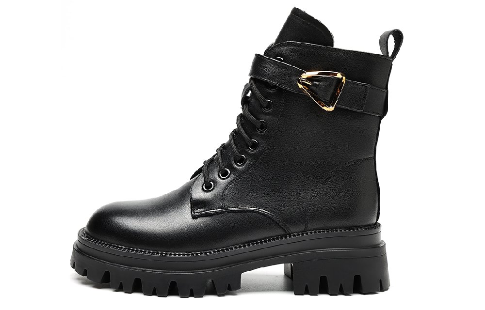 EBLAN Short Mid-Calf Martin Boot Women's