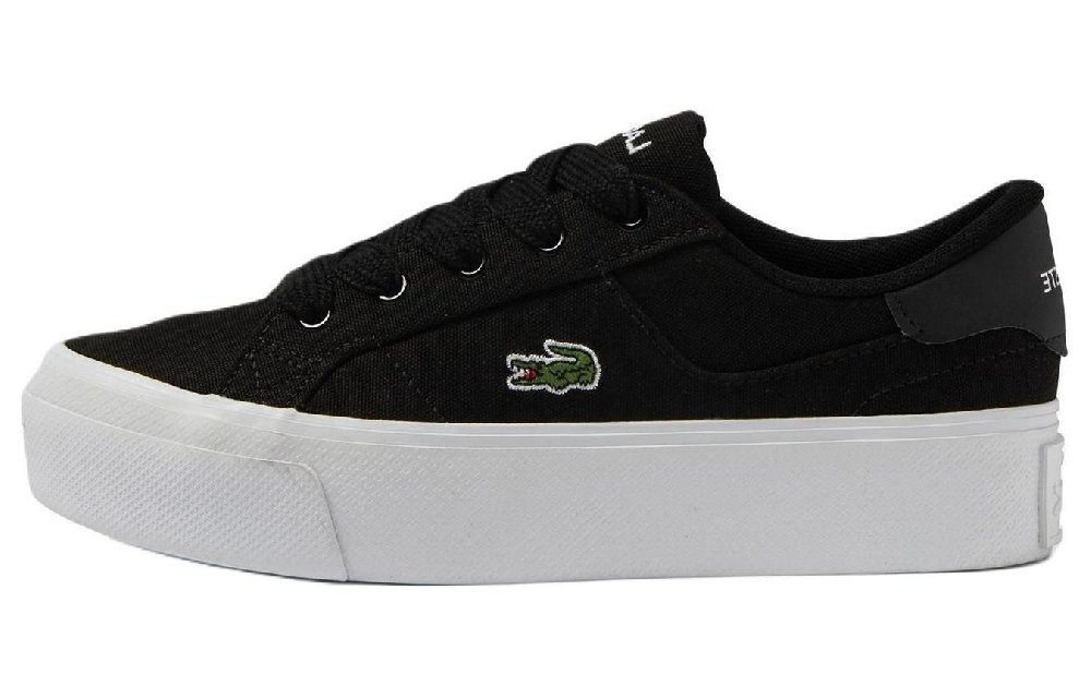 LACOSTE Low-Top Skateboard Shoes Women's Black