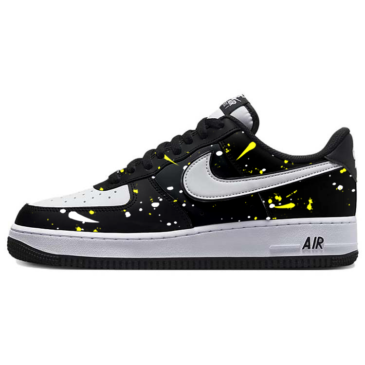 Nike Air Force 1 Skateboard Shoes Unisex Low-Top Black White