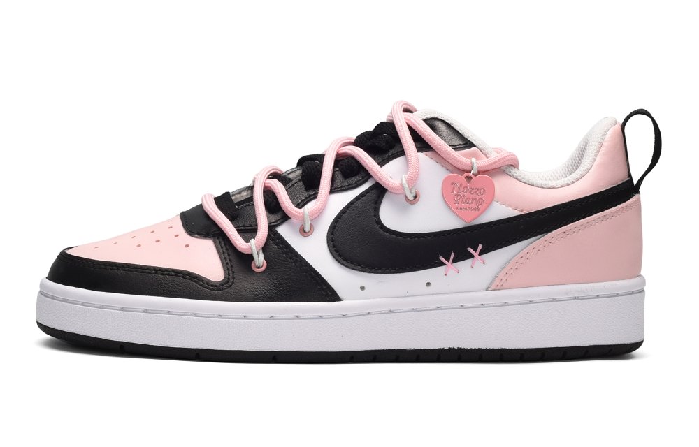 Nike Skateboard Shoes Women's Low-Top Black Pink