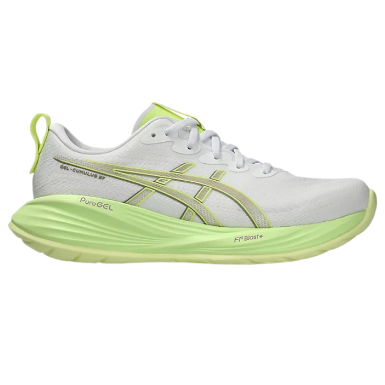 ASICS Gel Cumulus 27 Cushioning Low top Running Shoes Women's Gray Green