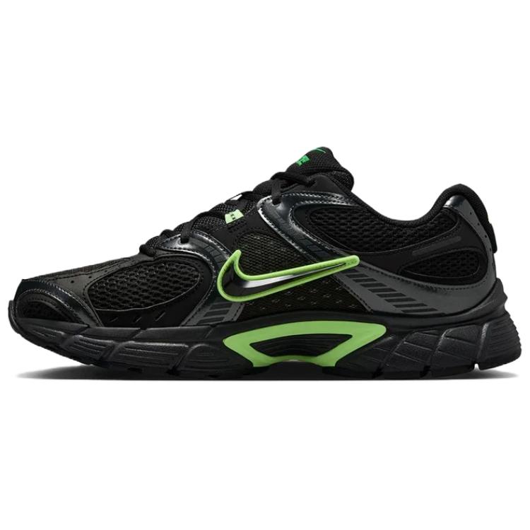 Nike V5 Abrasion Resistant Low top Running Shoes Men's Black Green