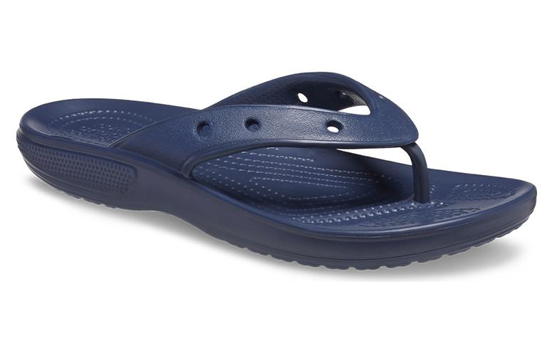Crocs Classic Crocs Flip Casual Flip Flops Unisex Navy Blue купить в интернет-магазине Yoocart с быстрой доставкой по России.