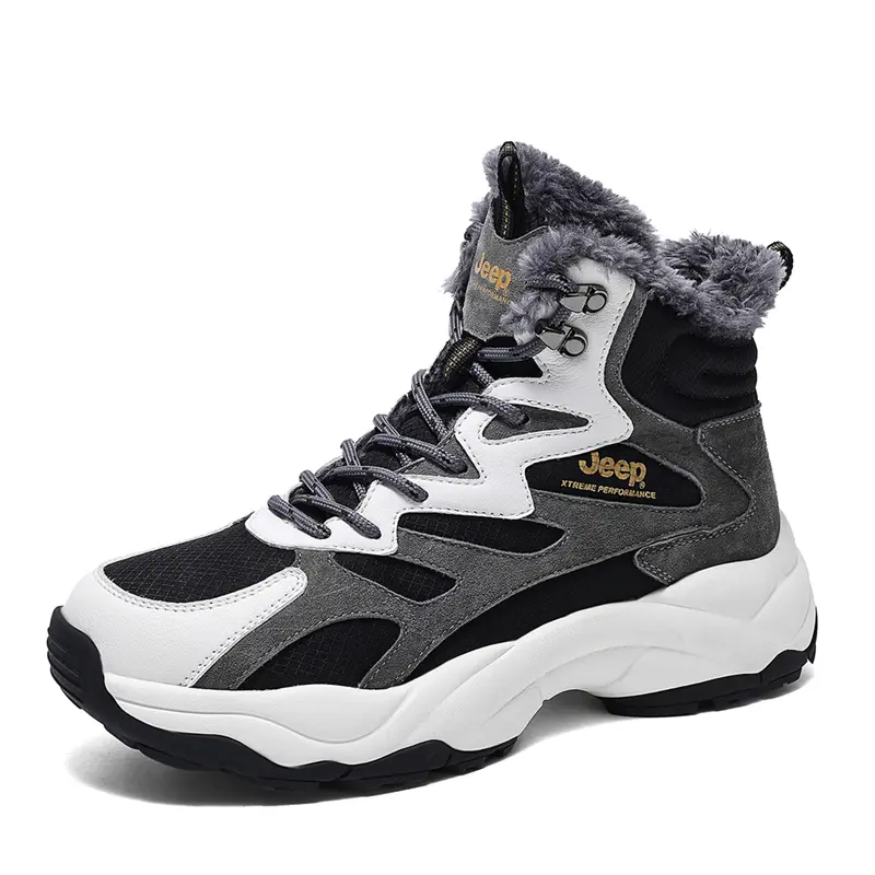 Jeep Slip Resistant Waterproof Mid Top Hiking Shoes Men's