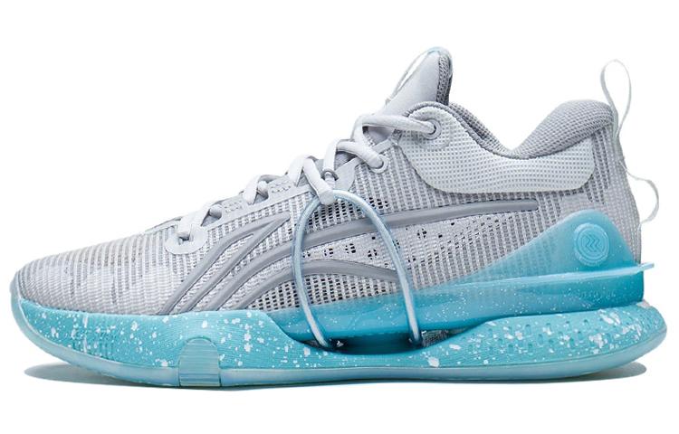 LINING Flash Strike 8 Summer Edition Basketball Shoes Men Low Top Antarctic Gray/Ultimate Gray