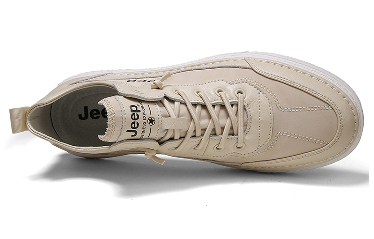 Jeep Skateboard Shoes Men's Low top Apricot купить в интернет-магазине Yoocart с быстрой доставкой по России.