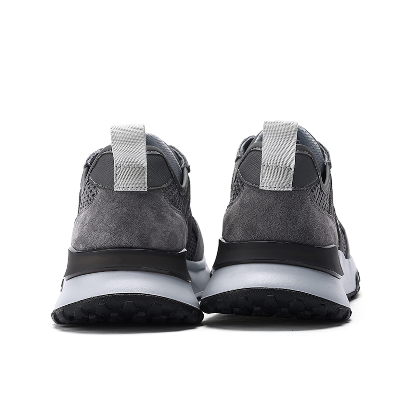 JEEP SPIRIT Wear resistant And Lightweight Low Top Casual Shoes Men's Climbing Gray