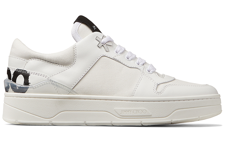 Eric Haze x Jimmy Choo Low Top Stylish Skateboarding Shoes Women's White