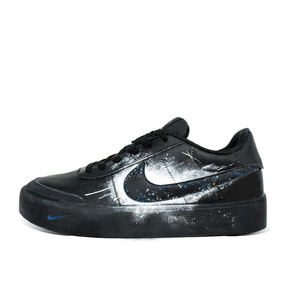 Nike Court Shot Skateboard Shoes Men's Low top Black/White