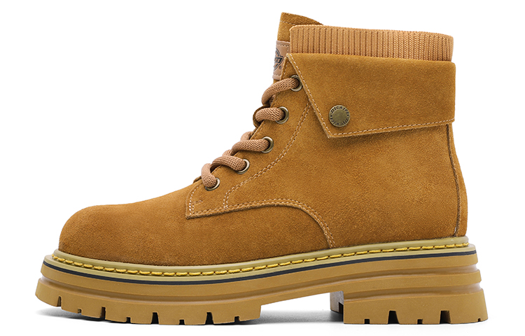 Dickies British Style Comfortable Versatile Short Martin Boot Women's Earth Yellow