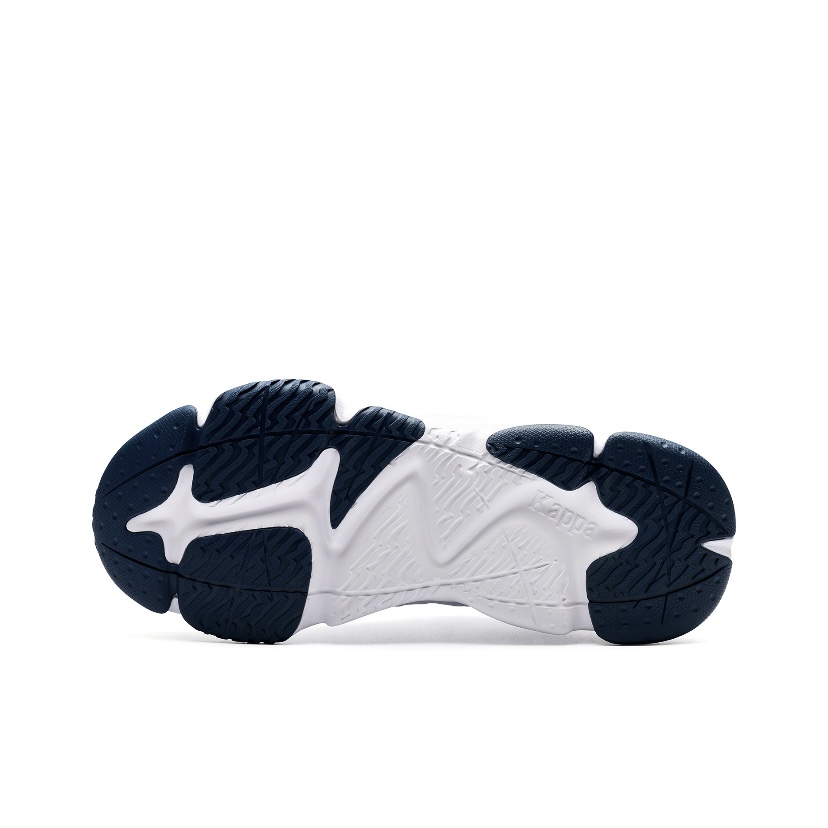 Kappa Anti Slip Wear Resistant Low Top Chunky Sneakers Unisex White Blue купить в интернет-магазине Yoocart с быстрой доставкой по России.