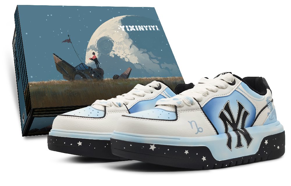 MLB Chunky Liner Low-Top Skateboard Shoes Unisex Blue