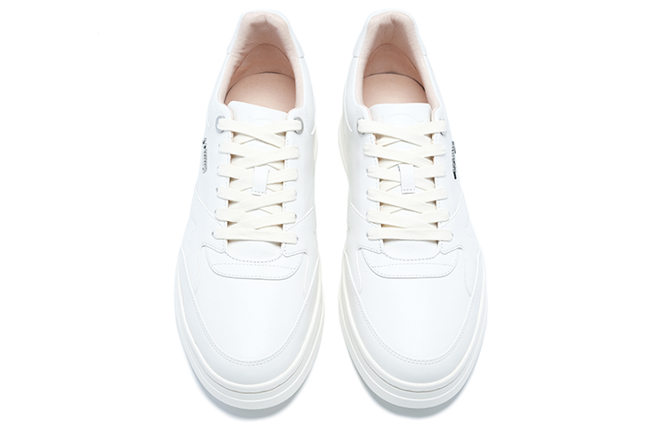 LI-NING 1990 001 Cushioning Low-Top Skateboard Shoes Women's White