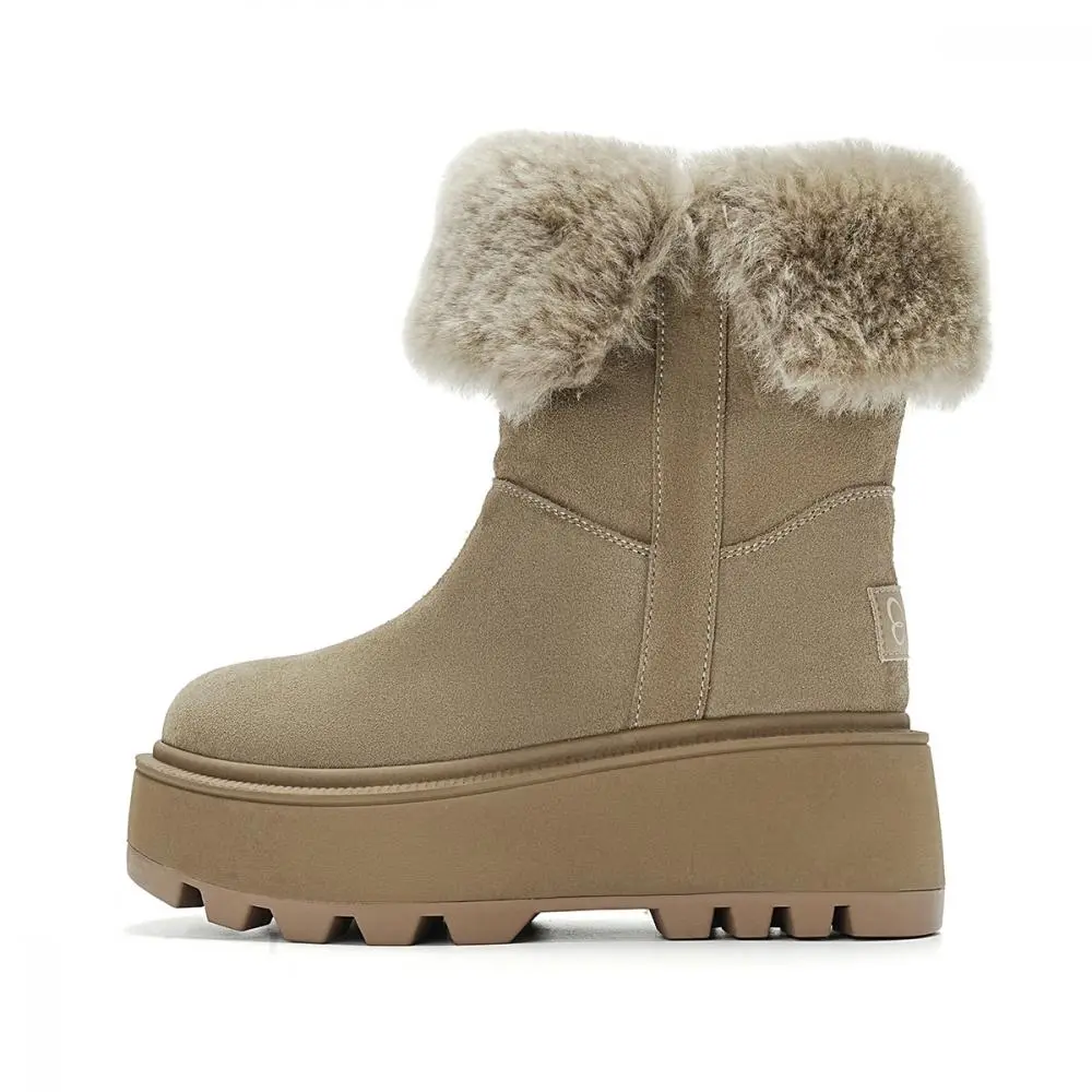 EBLAN Snow Boots Women's Khaki