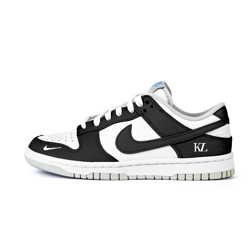 Nike Dunk Joyful Plum Anti Slip Wear Resistant Low Top Skateboard Shoes Women's Black White