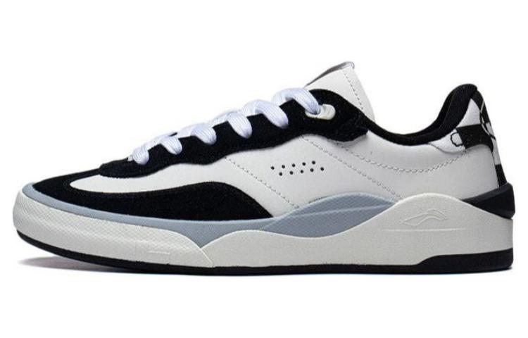 LiNing Low-Top Skateboard Shoes Women's White Black