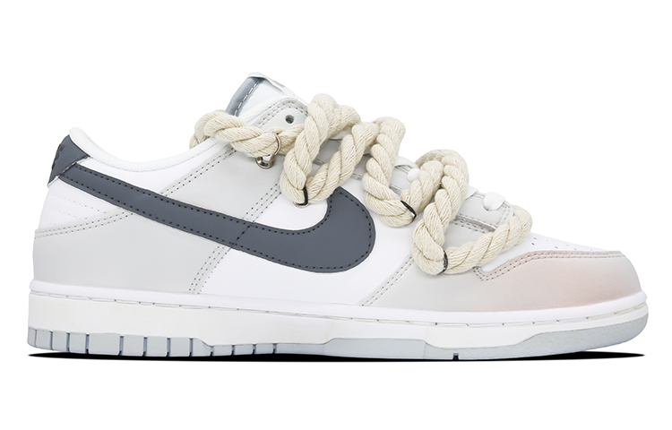 Nike Dunk Low 'Neutral Grey' Slip-Resistant Cushioning Low-Top Skateboard Shoes GS Gray White купить в интернет-магазине Yoocart с быстрой доставкой по России.