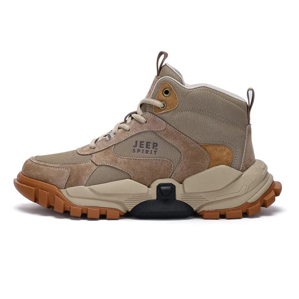 JEEP SPIRIT Short Outdoor Boots Men's Sandstone