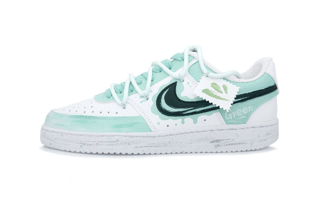 Nike Court Vision 1 Mint Mambo Balance Lightweight Low-Top Skateboard Shoes Men's Green White