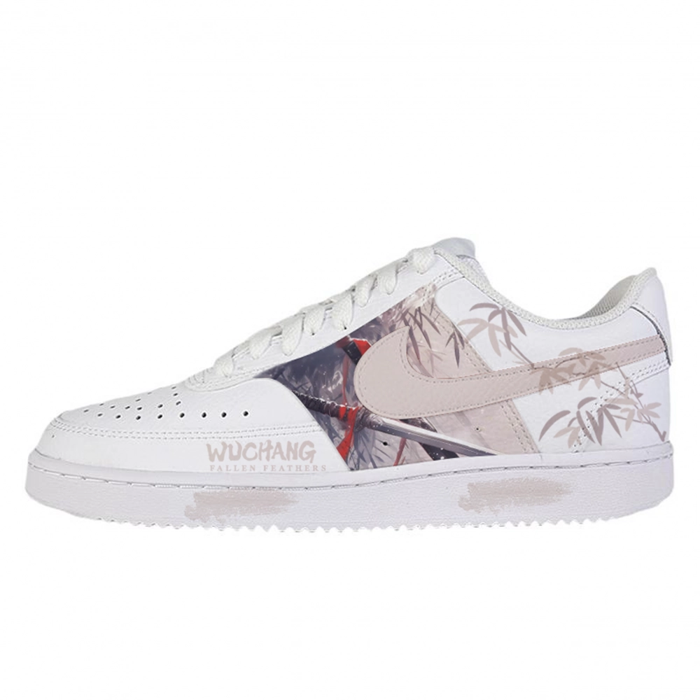 Nike Court Vision 1 Abrasion Resistant Low top Skateboard Shoes Unisex White