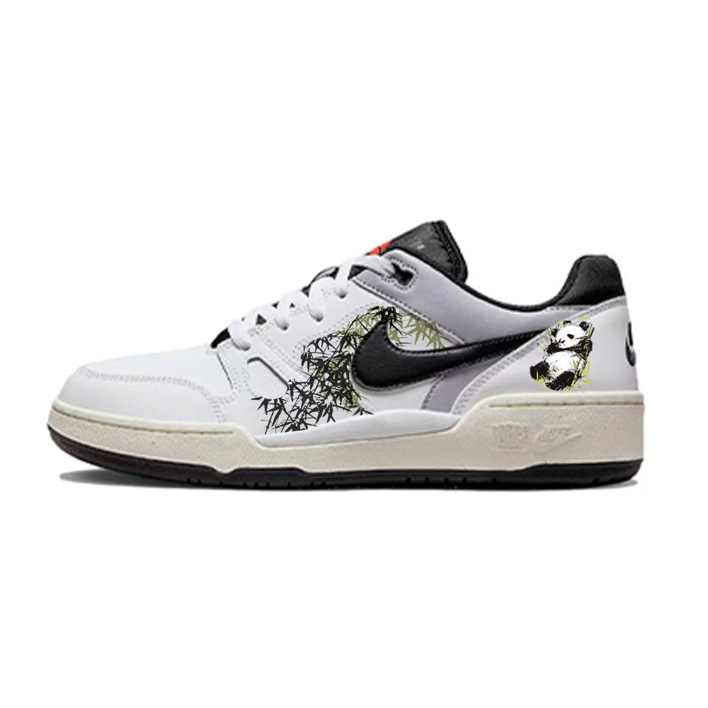 Nike Full Force Anti-Slip Wear-Resistant Low-Top Skateboard Shoes Men's White