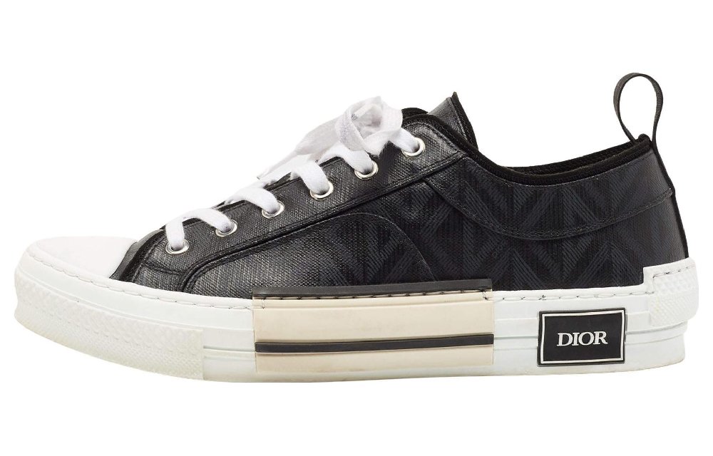 DIOR B23 Low Top Black Cd Diamond