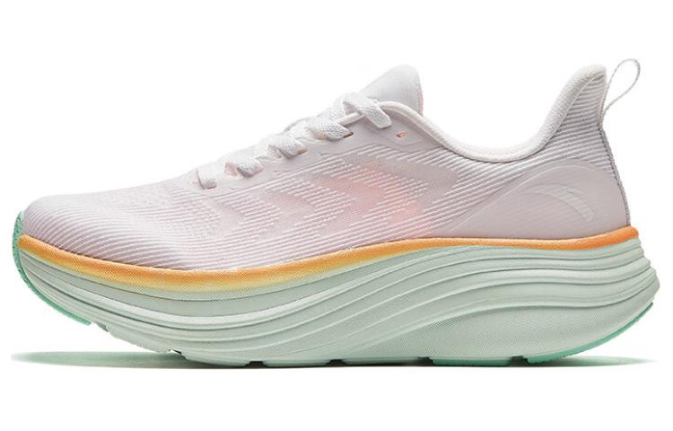Anta Cushioning Lightweight Low-Top Casual Running Shoes Women's Pink Green