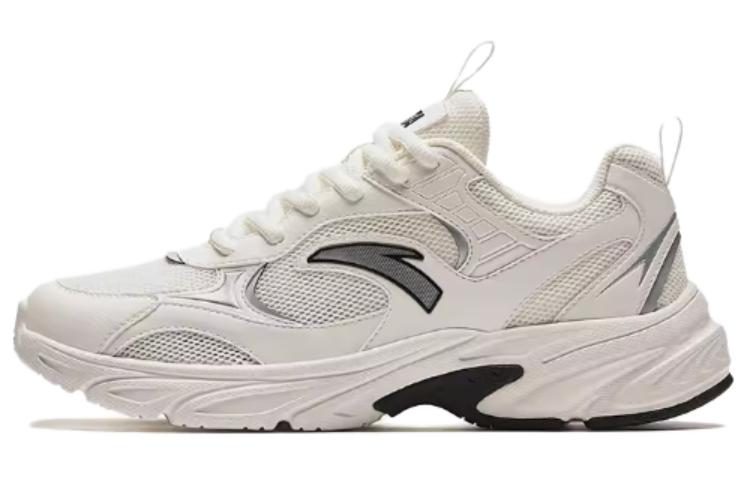 Anta Slip Resistant Abrasion Resistant Low top Casual Shoes Women's White Silver купить в интернет-магазине Yoocart с быстрой доставкой по России.