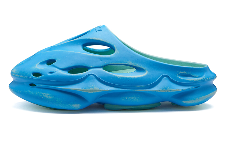 EQLZ EQUALIZER 1100 Quiet Abrasion-Resistant Slide Slippers Unisex Blue Glass