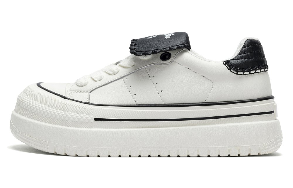 Dickies Low-Top Skateboard Shoes Women's Beige Black