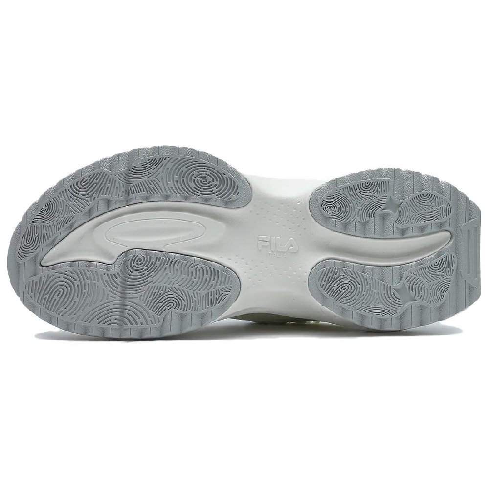 FILA FUSION BIANCO II Abrasion-Resistant Slip-Resistant Wrap-toe Slippers Women's White Green