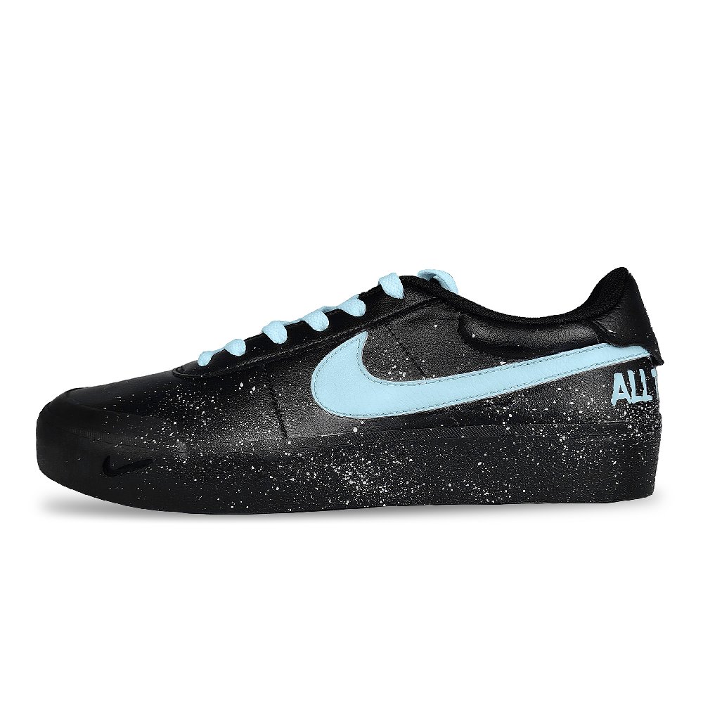 Nike Court Shot Victory Blue Anti Slip Wear Resistant Low Top Skateboard Shoes Men's Blue